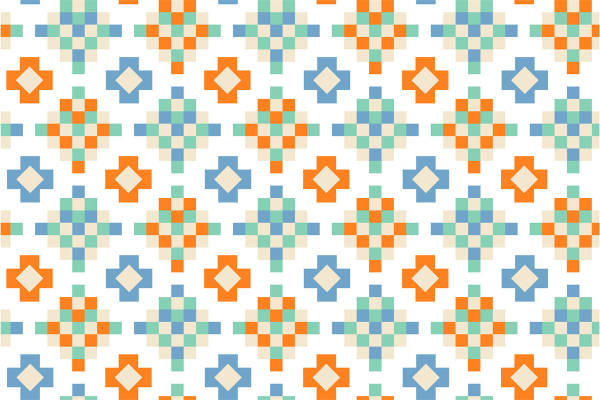 复古几何图案服装印花：时尚与艺术的完美结合