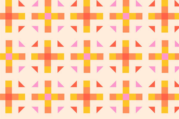 活力四射的几何图案面料印花,为服装增添无限魅力