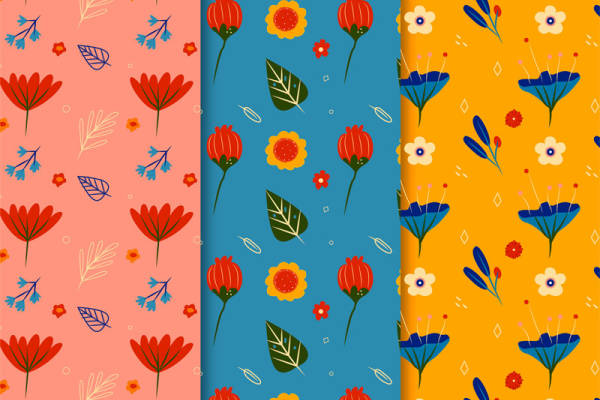 春日花卉图案面料印花：时尚服装印花设计灵感