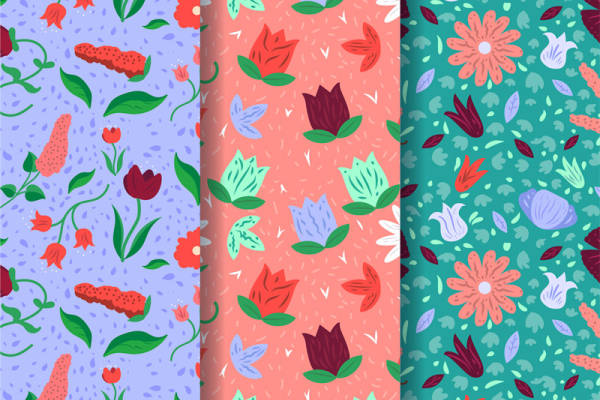 春日花园系列:多彩花卉面料印花服装