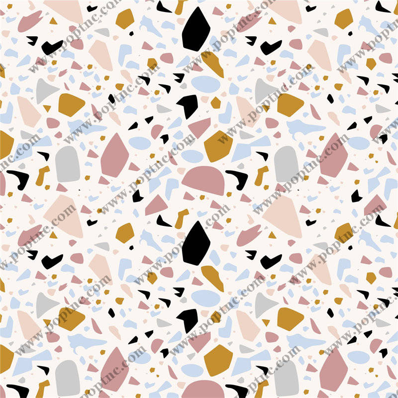 2024年新款抽象几何服装印花面料设计