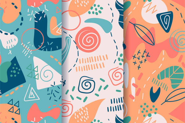 探索多彩几何图案的服装印花面料设计