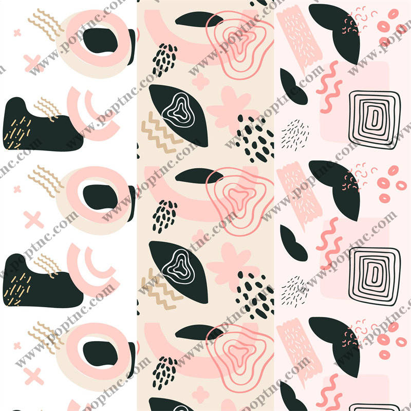 抽象艺术风格面料印花:现代服装印花设计灵感