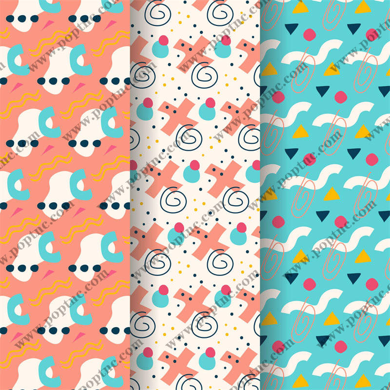 探索多彩抽象图案:面料印花与服装印花设计灵感