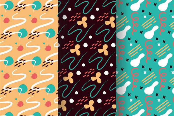 探索时尚新趋势：多彩抽象图案服装印花面料