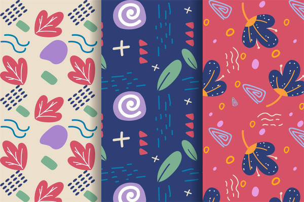 探索多彩世界：春日花卉与抽象几何服装印花面料