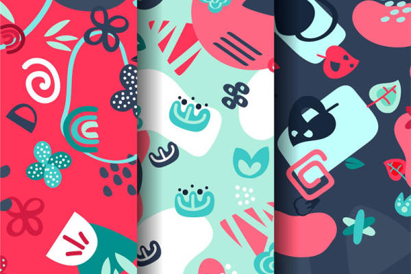 探索时尚新趋势：多彩抽象图案服装印花面料