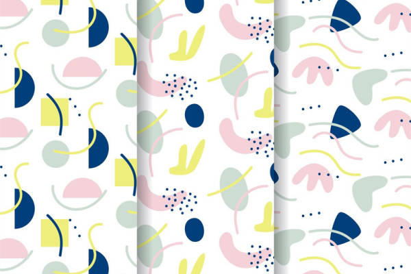 2023年新款抽象艺术服装印花面料设计