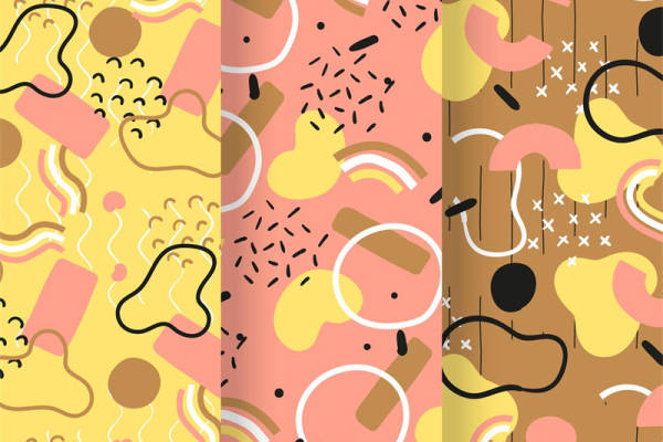 抽象艺术风格面料印花，打造独特服装印花设计