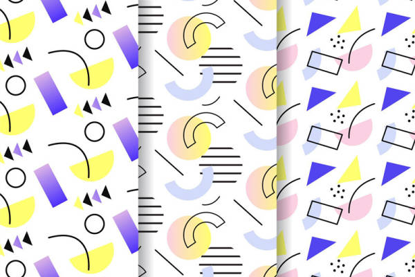 探索时尚新趋势:抽象几何图案服装印花面料