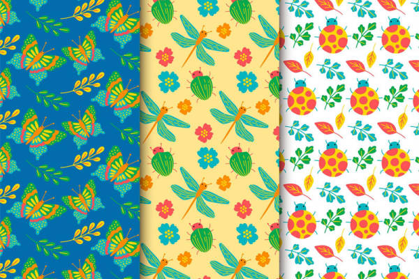 夏日清新自然风面料印花，服装印花设计灵感