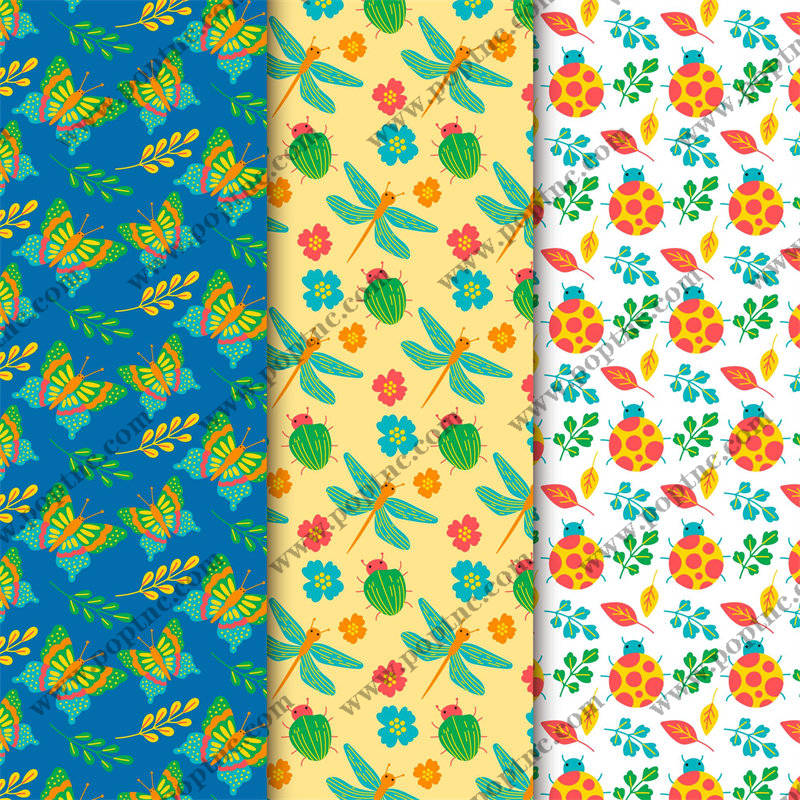 夏日清新自然风面料印花,服装印花设计灵感