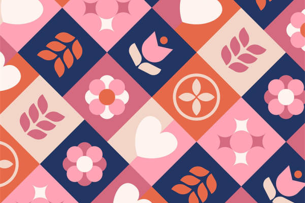 浪漫花卉图案面料印花,打造温馨服装印花设计