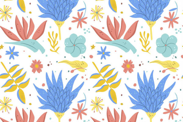 春日清新花卉面料印花,打造自然风格服装印花设计