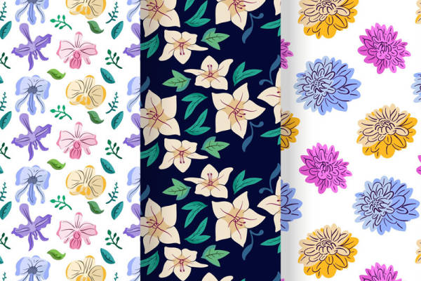 春日花卉图案面料印花,为服装增添自然之美