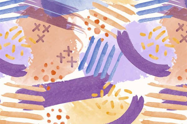 抽象艺术风格面料印花，打造独特服装印花设计