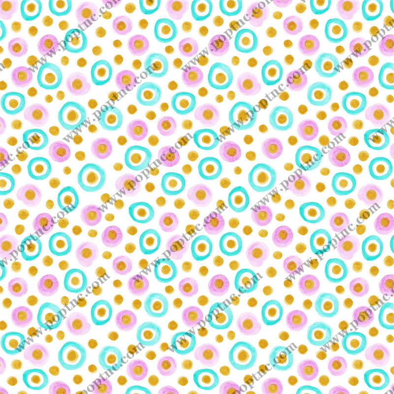 时尚多彩圆点服装印花面料设计