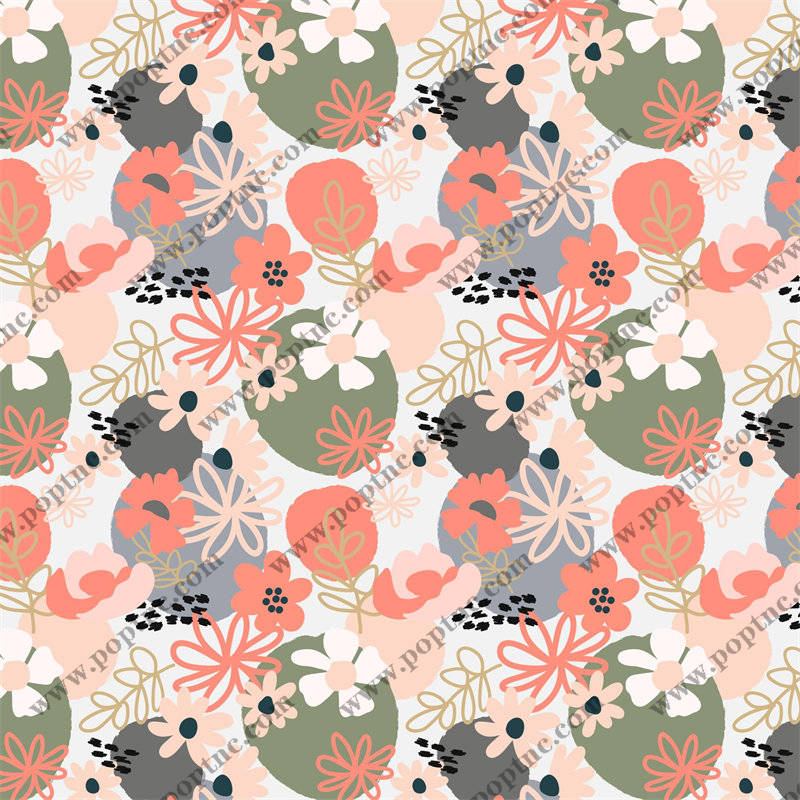 春日花园风格面料印花,为服装增添自然之美