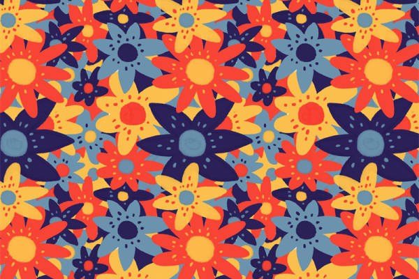 春日活力花卉面料印花，点亮你的服装印花时尚