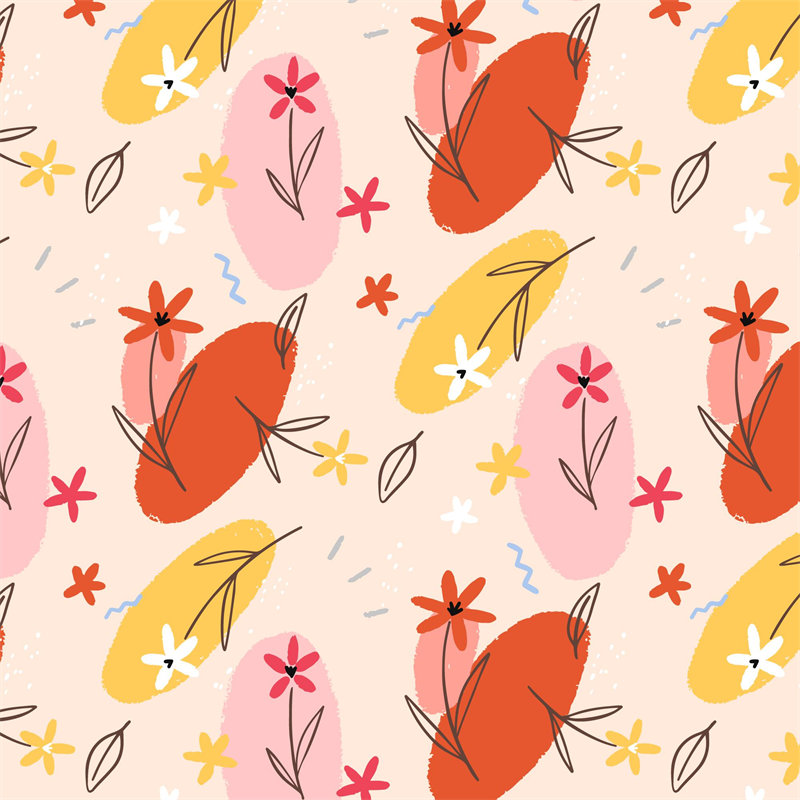 春日花园风格面料印花,点亮你的服装印花设计