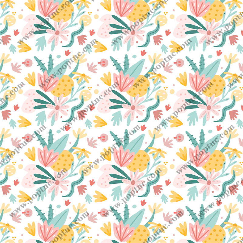 春日田园风花卉面料印花,点亮你的服装印花设计