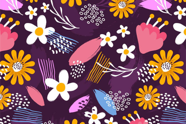 春意盎然的花卉面料印花,点亮你的服装印花设计