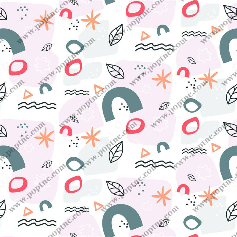 时尚几何图案服装印花面料设计