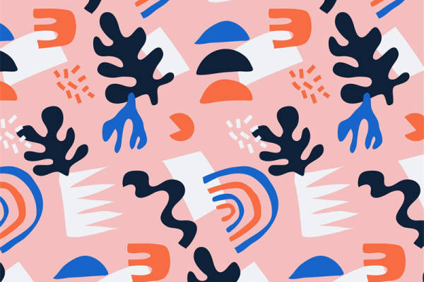 抽象艺术风格面料印花，为服装增添现代感