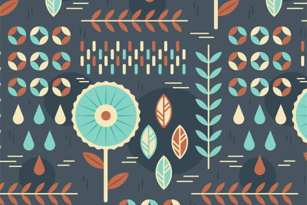 现代简约风格服装印花：自然元素与几何图案的完美结合