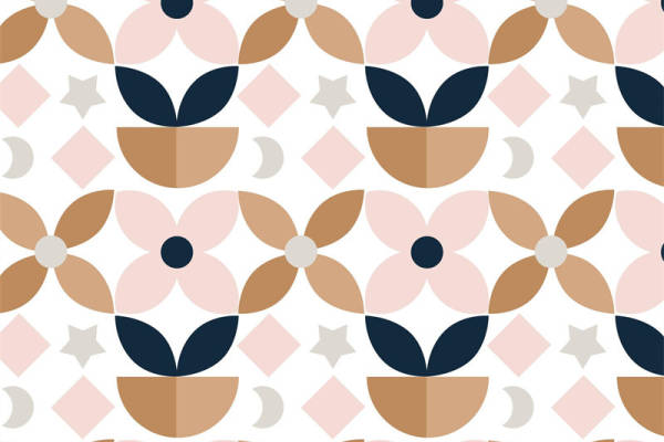 探索自然之美：柔和色彩花卉图案服装印花面料