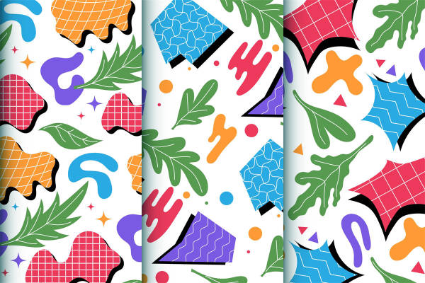 探索多彩抽象艺术：现代服装印花面料设计