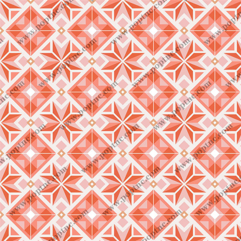 优雅几何图案面料印花,打造时尚服装印花新风格