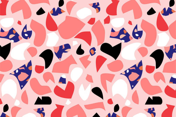 时尚抽象艺术面料印花,点亮你的服装印花设计