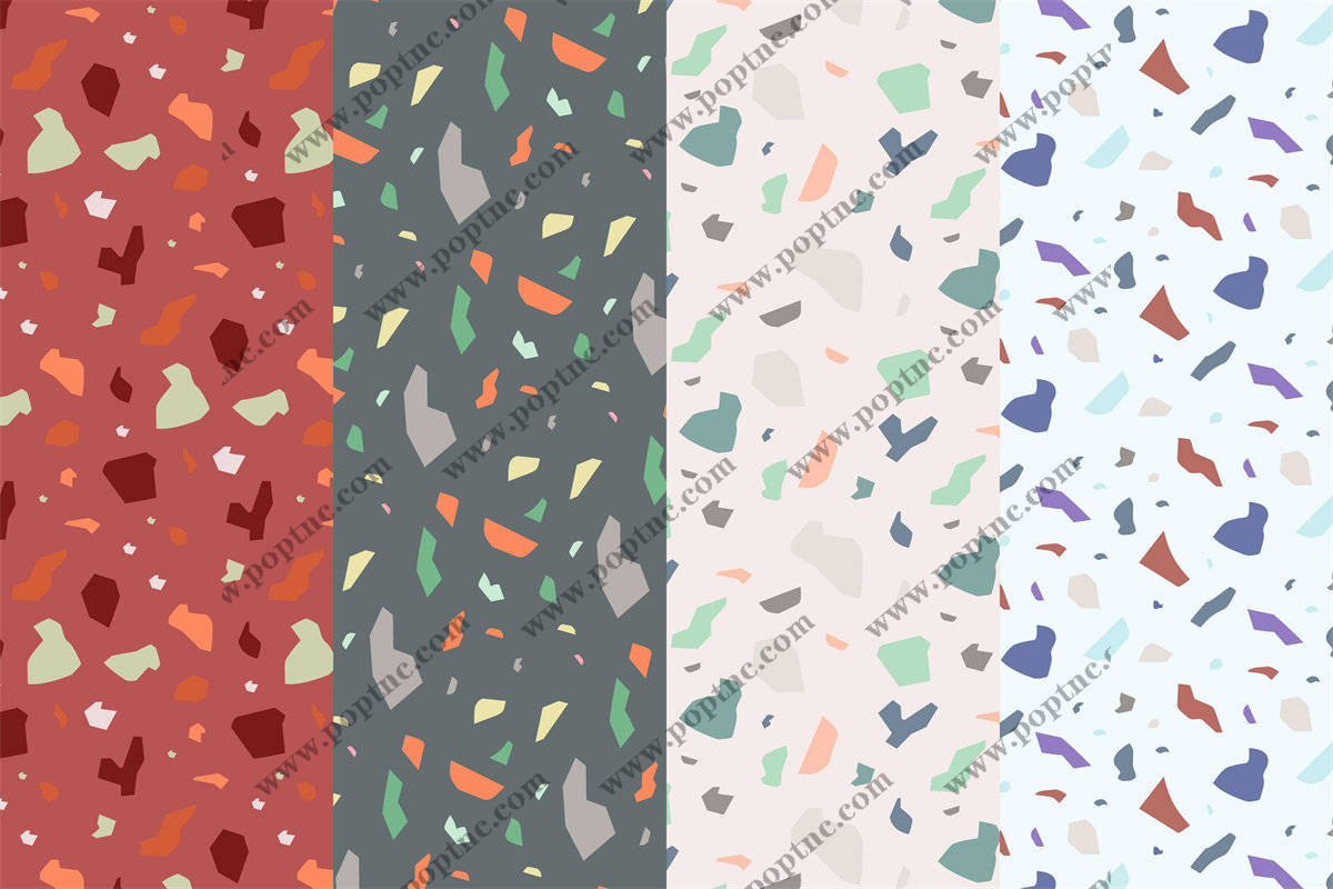 探索多彩抽象图案的面料印花,打造独特服装印花风格