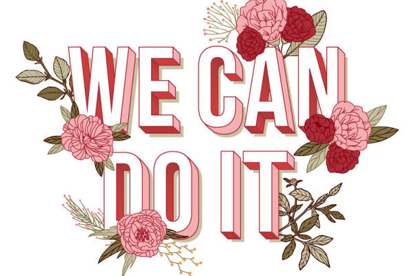 激励人心的花卉裁片印花服装,展现自信与力量