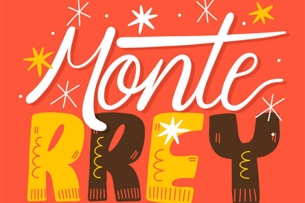 创意裁片印花服装：蒙特雷风格时尚印花设计