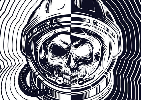 探索未知：太空主题裁片印花服装印花设计