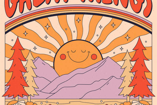 探索自然之美:裁片印花服装上的山川与阳光