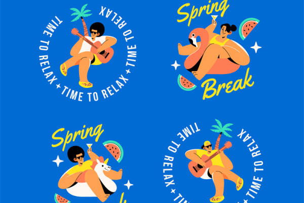 春日休闲时光裁片印花服装：享受轻松假期的理想选择