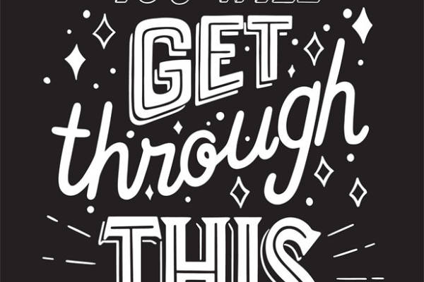 激励人心的裁片印花服装：'You Will Get Through This'