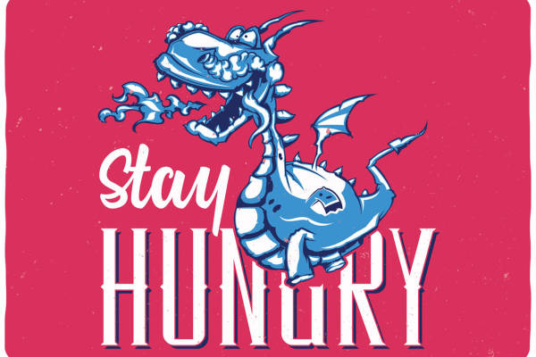 时尚潮流裁片印花服装:保持饥饿,展现个性