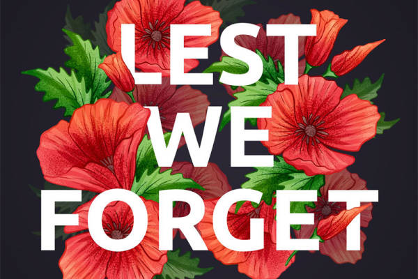 铭记历史：红色罂粟花裁片印花服装印花设计