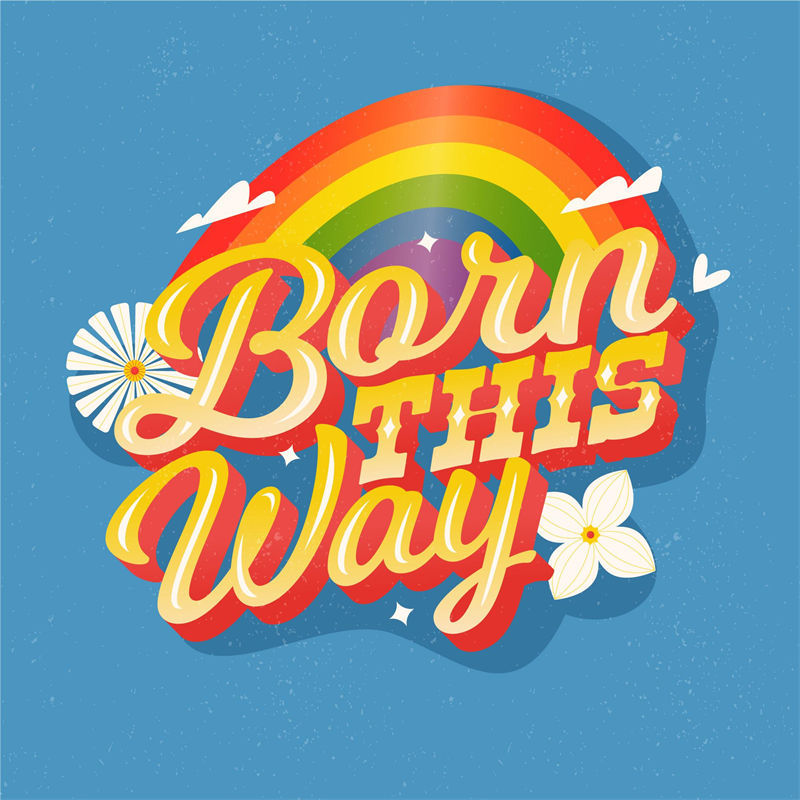 彩虹主题裁片印花服装：'Born This Way'时尚宣言