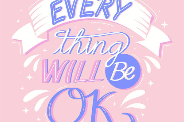 温馨治愈系裁片印花服装:'Everything Will Be OK'