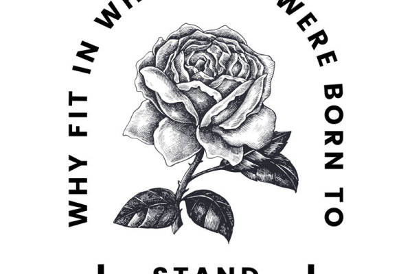 独特玫瑰裁片印花服装，展现个性魅力