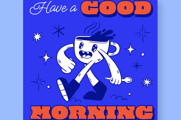 活力满满的咖啡裁片印花服装,开启美好一天