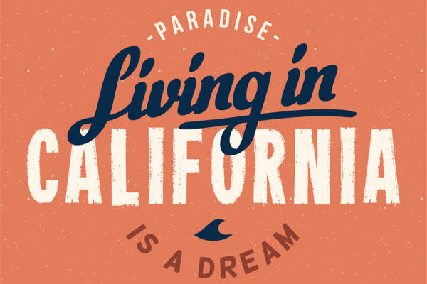 加州生活梦想裁片印花服装：时尚与梦想的完美结合