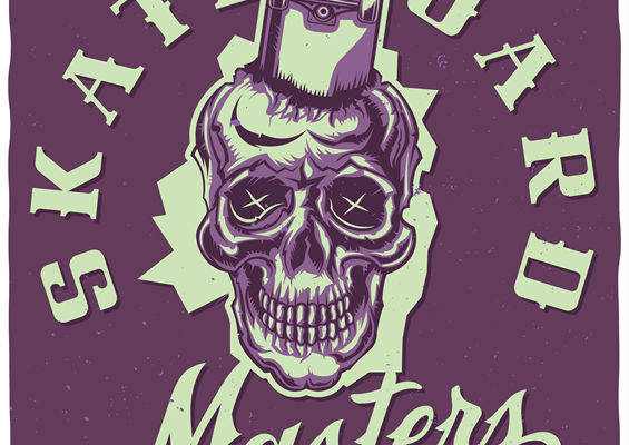 街头滑板文化裁片印花服装：Skateboard Masters