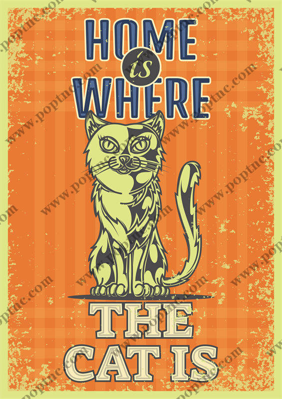 温馨可爱的猫咪裁片印花服装,让家的感觉随身携带