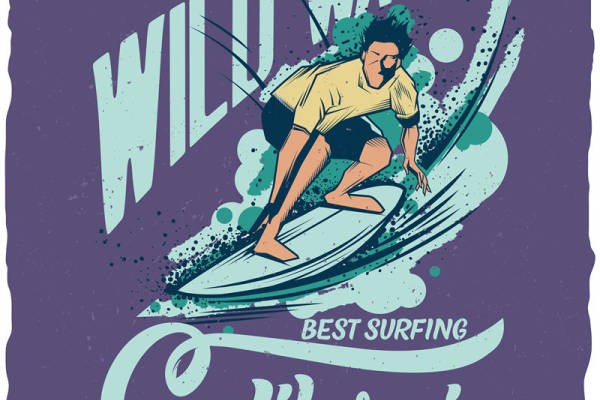 探索加州冲浪风情：裁片印花服装的极致体验